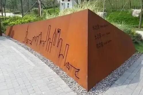 电白耐候钢挡土墙